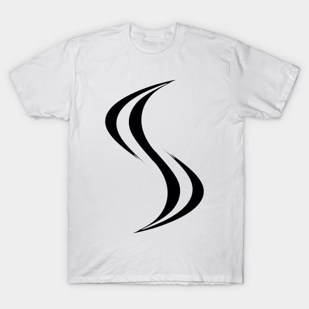 Smellville ‘S’ Logo Black T-Shirt by MOULE